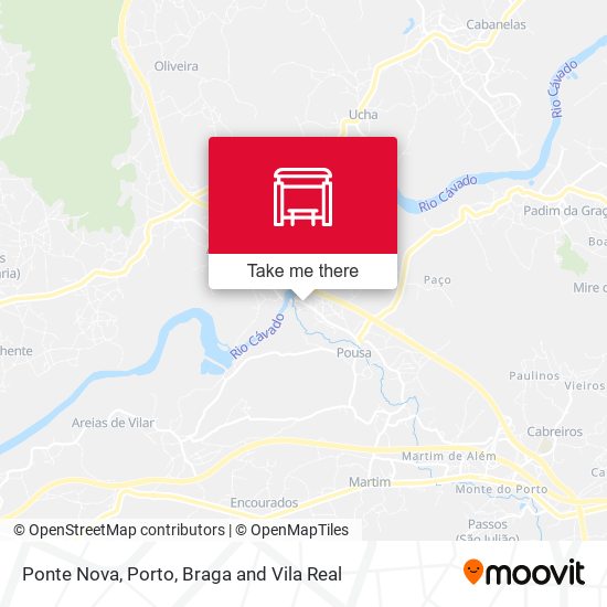 Ponte Nova map