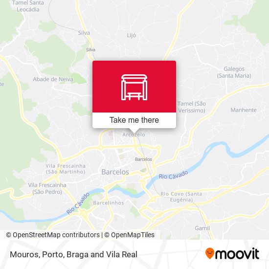 Mouros map