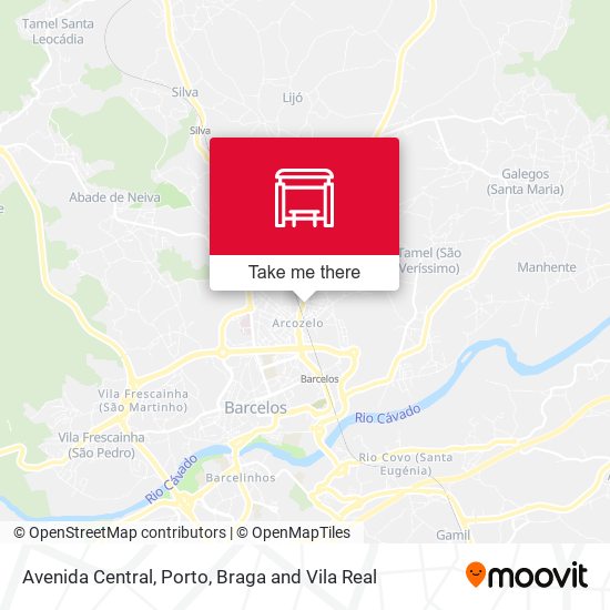 Avenida Central mapa