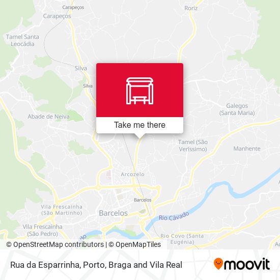 Rua da Esparrinha map