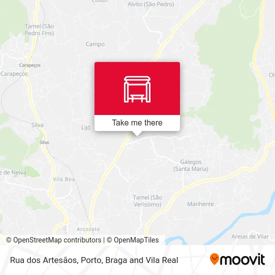 Rua dos Artesãos map