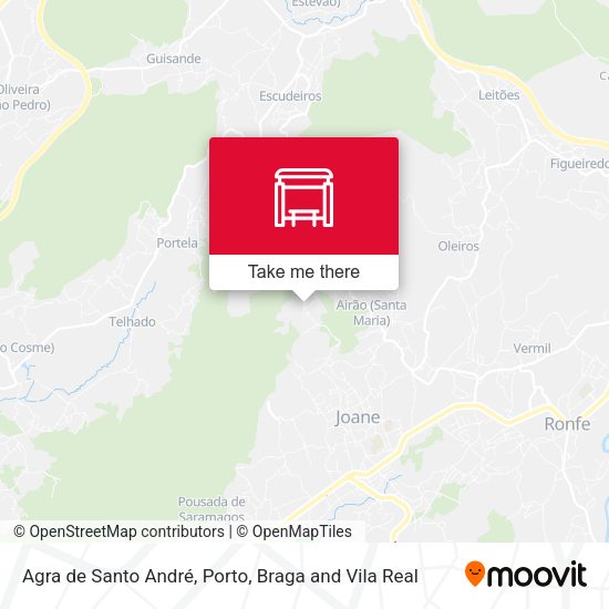 Agra de Santo André mapa