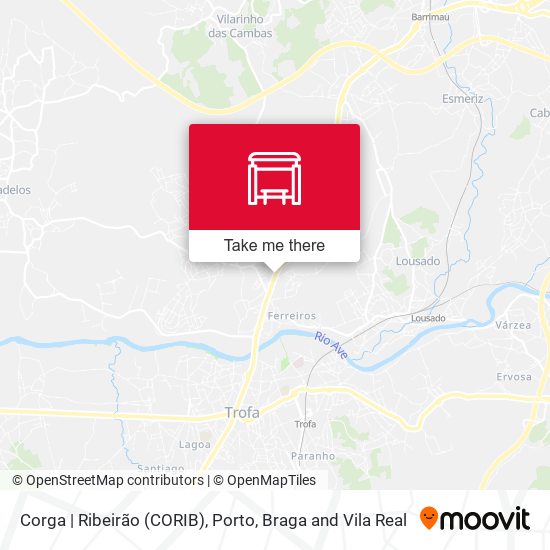 Corga | Ribeirão (CORIB) map