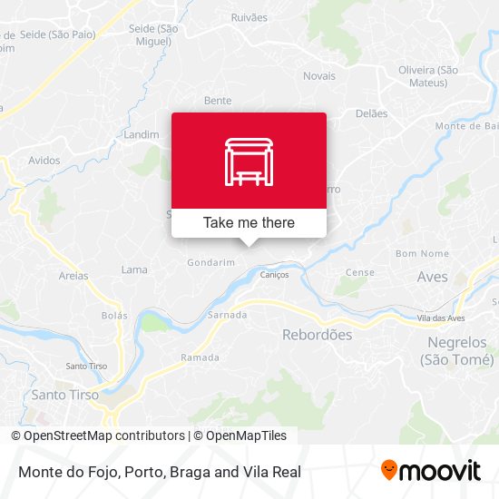 Monte do Fojo map