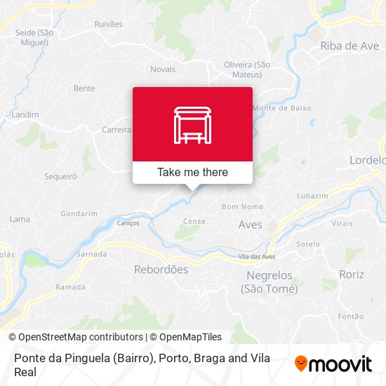 Ponte da Pinguela (Bairro) map