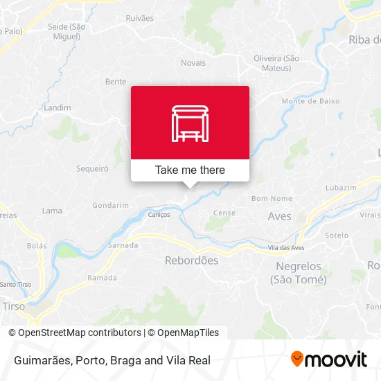 Guimarães map