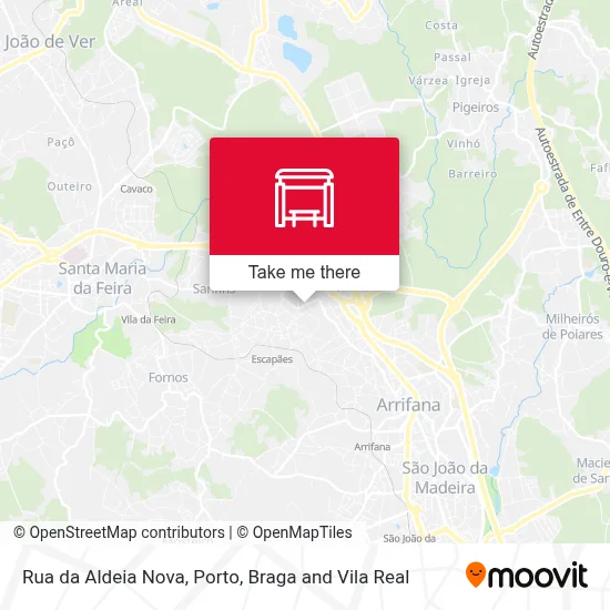 Rua da Aldeia Nova map