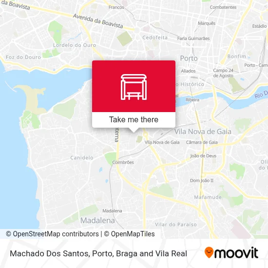 Machado Dos Santos map