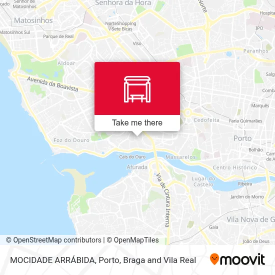 MOCIDADE ARRÁBIDA map