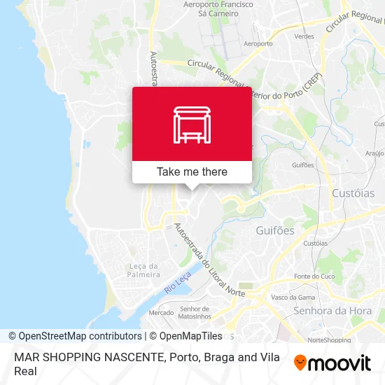MAR SHOPPING NASCENTE map