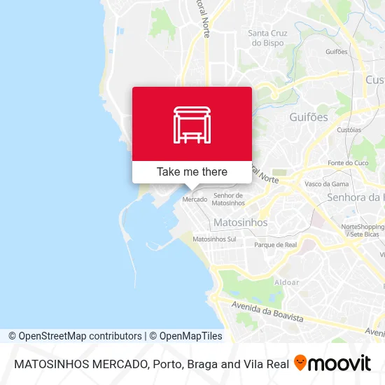 MATOSINHOS MERCADO map