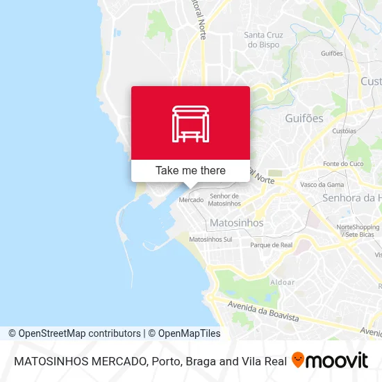 MATOSINHOS MERCADO map
