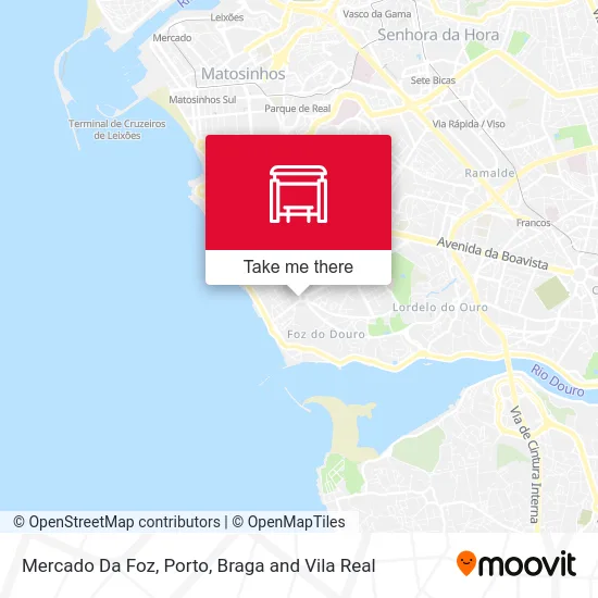 Mercado Da Foz map