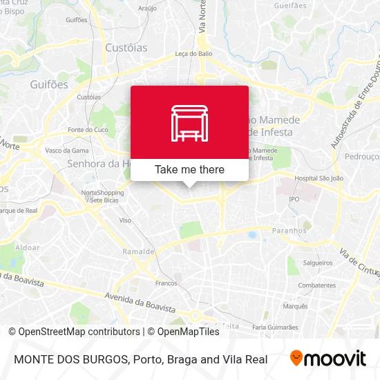 MONTE DOS BURGOS map