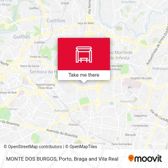 MONTE DOS BURGOS map