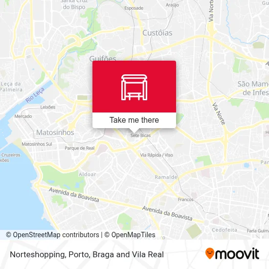 Norteshopping map