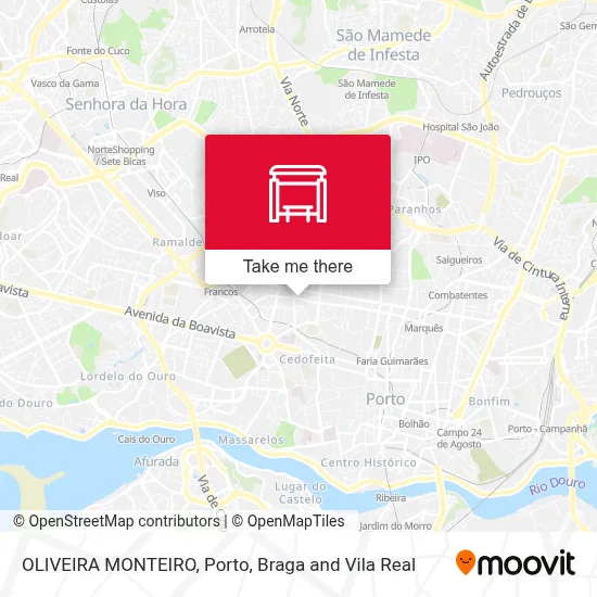OLIVEIRA MONTEIRO map