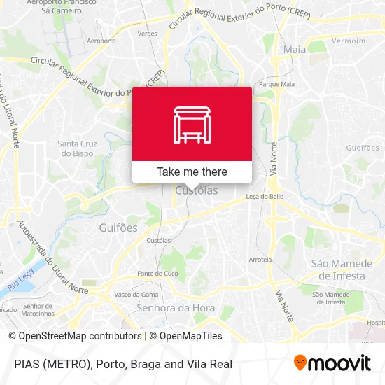 PIAS (METRO) map