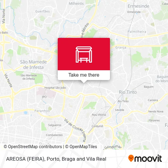 AREOSA (FEIRA) map
