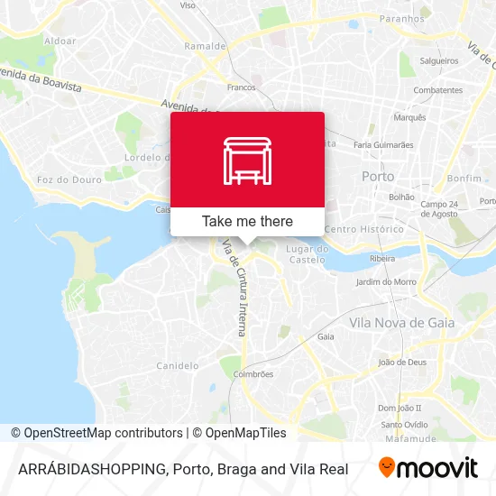 ARRÁBIDASHOPPING map