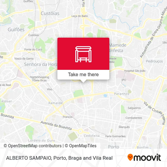 ALBERTO SAMPAIO map