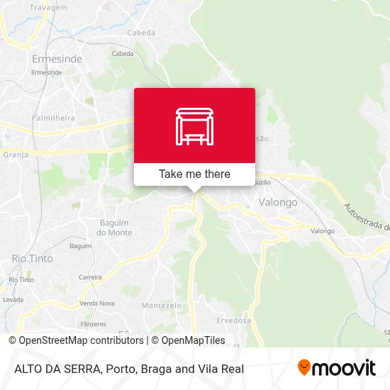 ALTO DA SERRA map