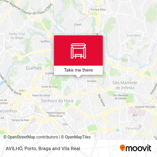 AVILHÓ map
