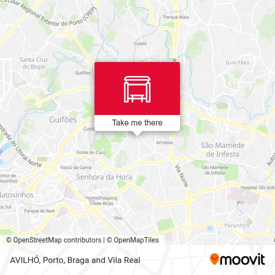 AVILHÓ map