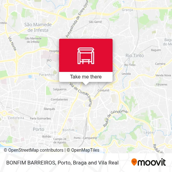 BONFIM BARREIROS map