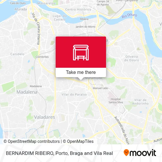 BERNARDIM RIBEIRO map