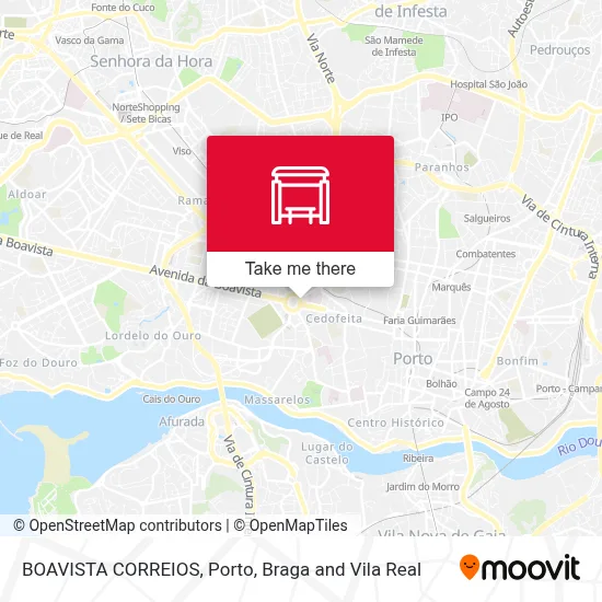 BOAVISTA CORREIOS map