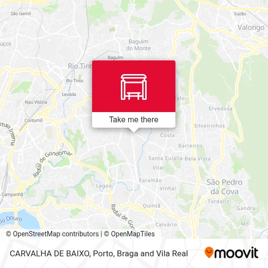 CARVALHA DE BAIXO map