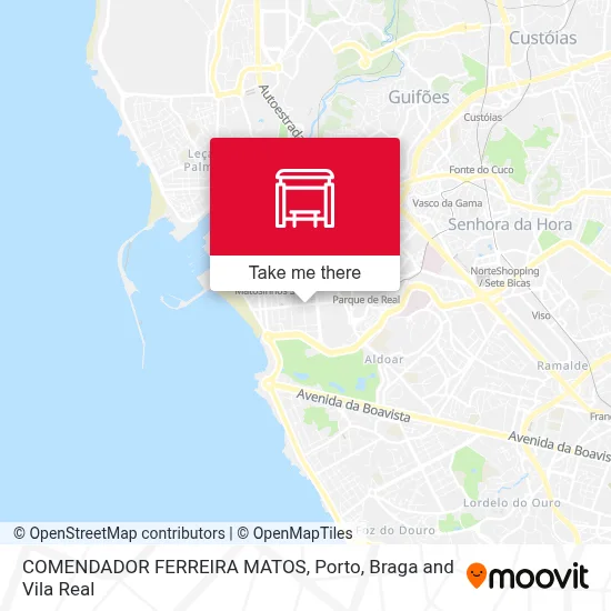 COMENDADOR FERREIRA  MATOS map