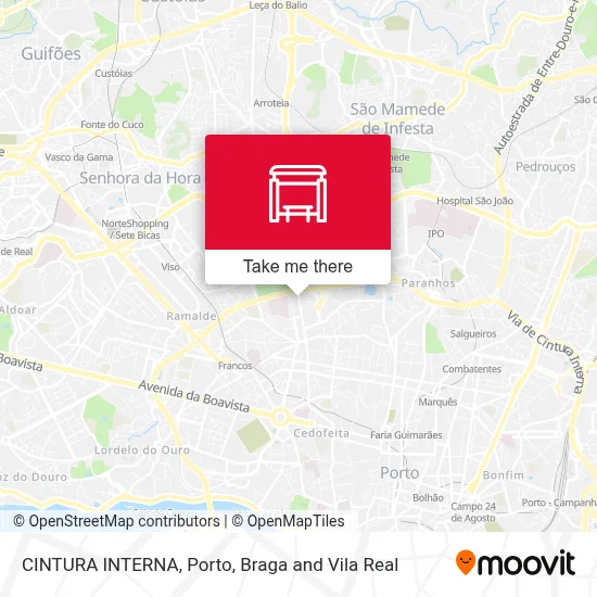 CINTURA INTERNA map