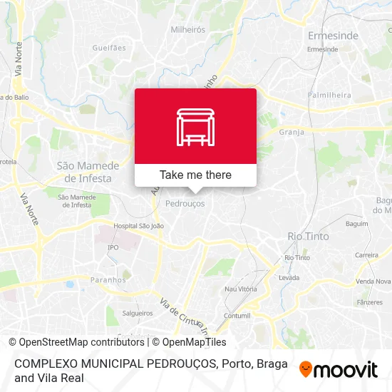 COMPLEXO MUNICIPAL PEDROUÇOS map