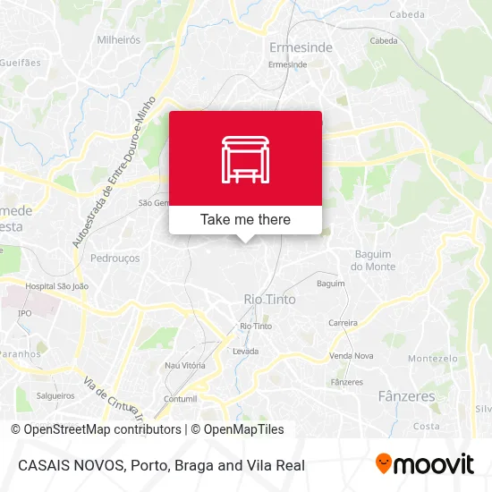 CASAIS NOVOS map