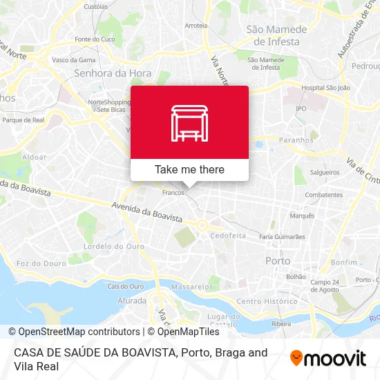 CASA DE SAÚDE DA BOAVISTA map