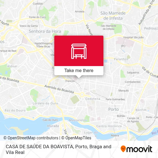 CASA DE SAÚDE DA BOAVISTA map