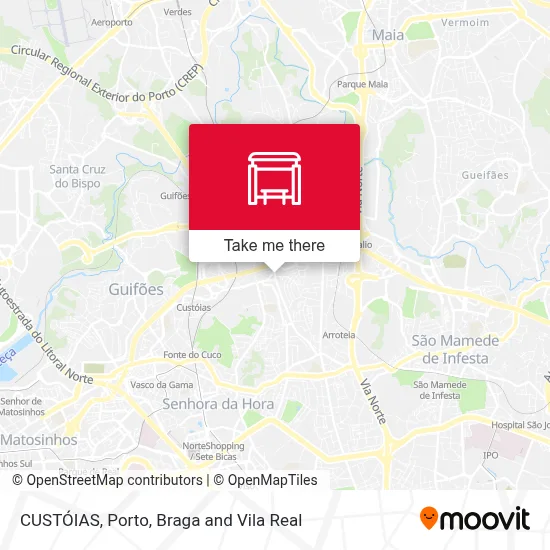CUSTÓIAS map