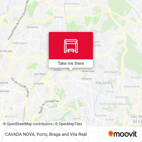 CAVADA NOVA map