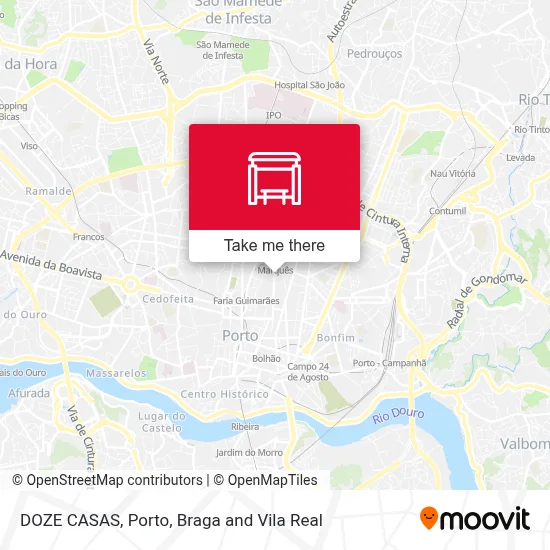 DOZE CASAS map