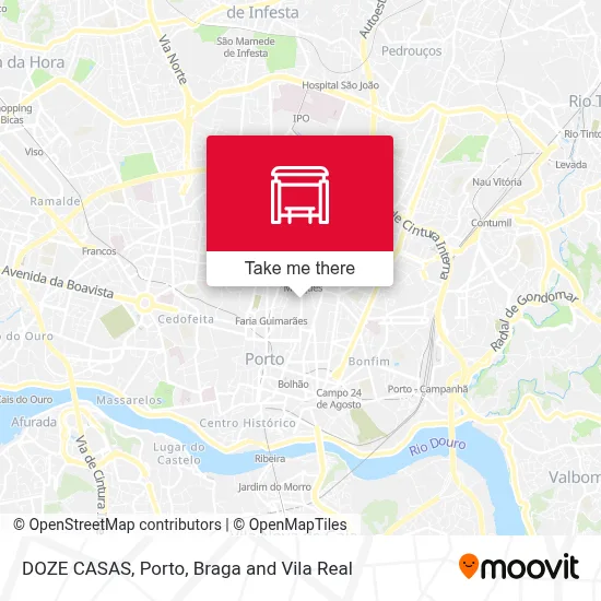 DOZE CASAS map