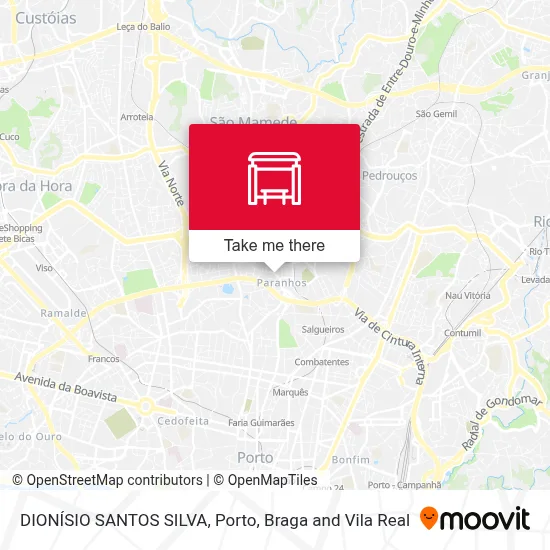 DIONÍSIO SANTOS SILVA map