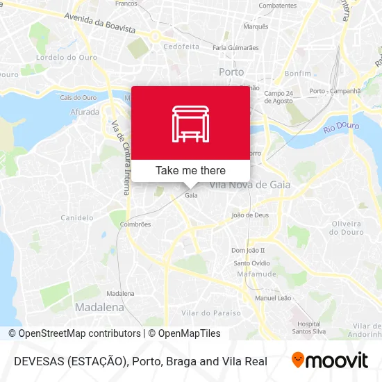 DEVESAS (ESTAÇÃO) map