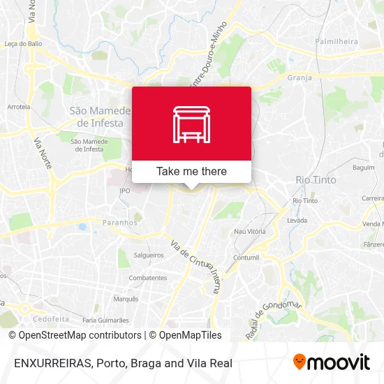 ENXURREIRAS map