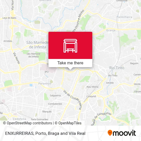 ENXURREIRAS map