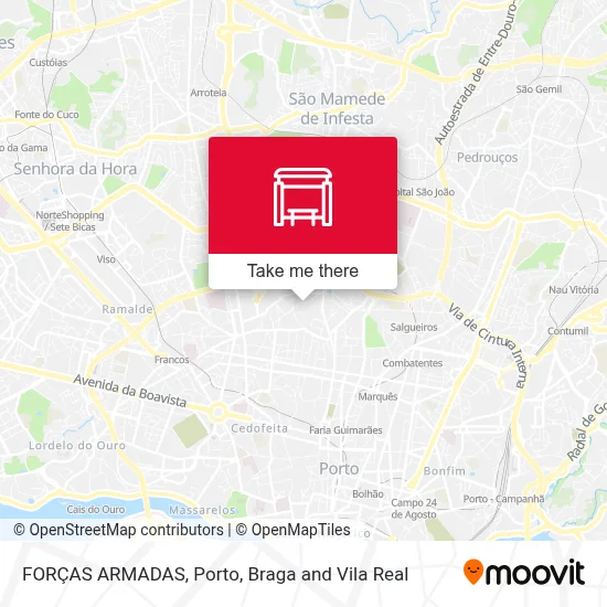 FORÇAS ARMADAS map