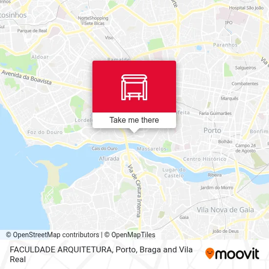FACULDADE ARQUITETURA map