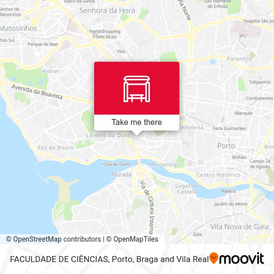 FACULDADE DE CIÊNCIAS map