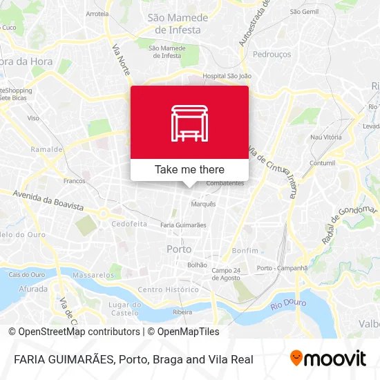 FARIA GUIMARÃES map